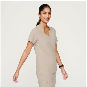 Figs catarina one pocket scrub top xxs boulder